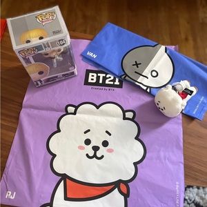 BT21 Funko and RJ keychain